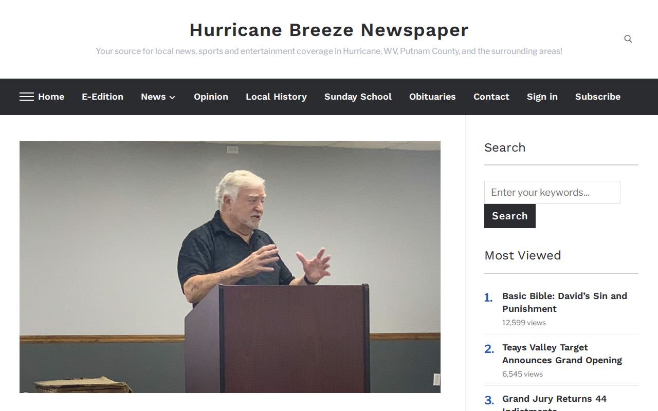 Hurricane city directory local history lead from Upper Vandalia Historical Society